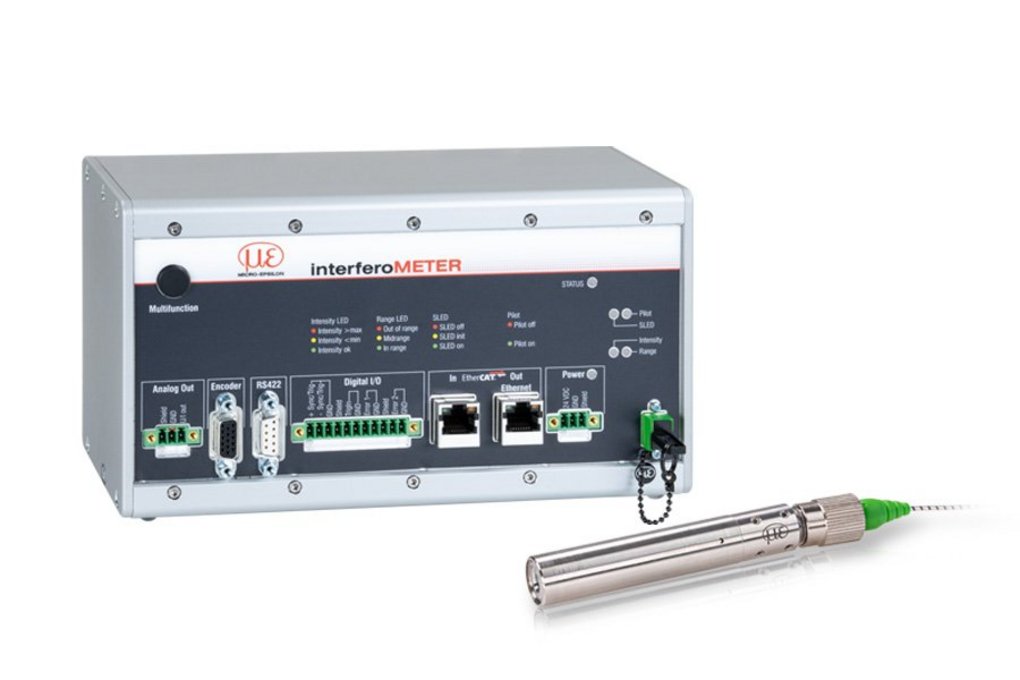 IMS5400-DS:<br />
Absolute Abstandsmessung mit Nanometer-Genauigkeit<br />
-<br />
IMS5400-TH:<br />
Stabile Dickenmessung mit Submikrometer-Genauigkeit