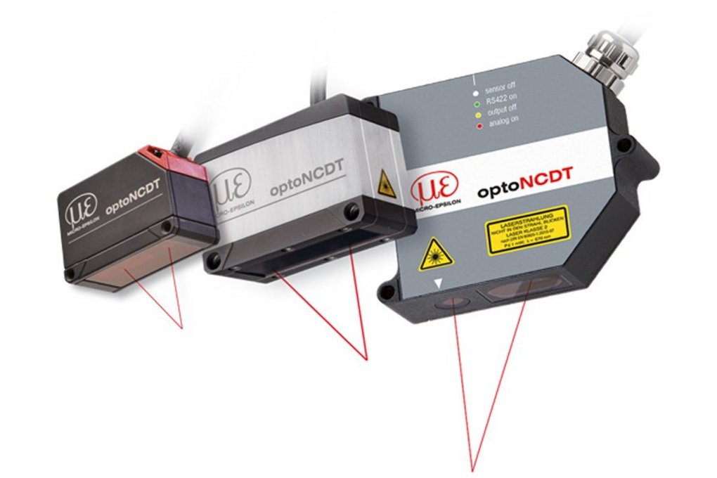 Lasersensoren für metallisch glänzende und strukturierte Oberflächen